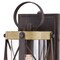 Vaxcel Harwood 1 Light Bronze Dusk to Dawn Farmhouse Outdoor Wall Lantern Clear Glass T0631 - alternate 10